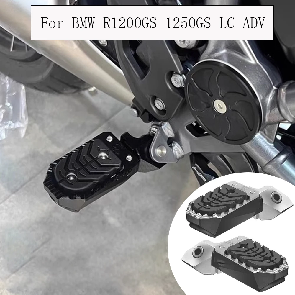 

For BMW R1200GS 1250GS LC ADV 2013-2024 F750GS F850GS S1000XR 2015-2019 R1300GS Front Foot Peg Footrest Foot Rests Footpegs