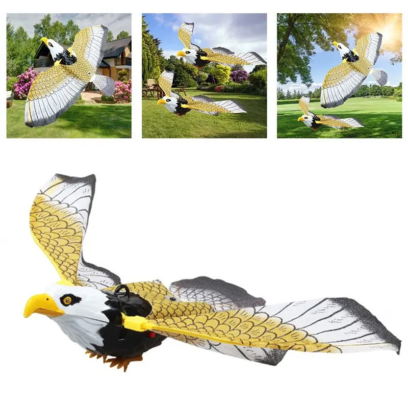 

Bird Repellent Hanging Eagle Flying Owl Repellent Scarer Decoy Protection Repellent Pest Control Scarecrow Garden Yard Repellent