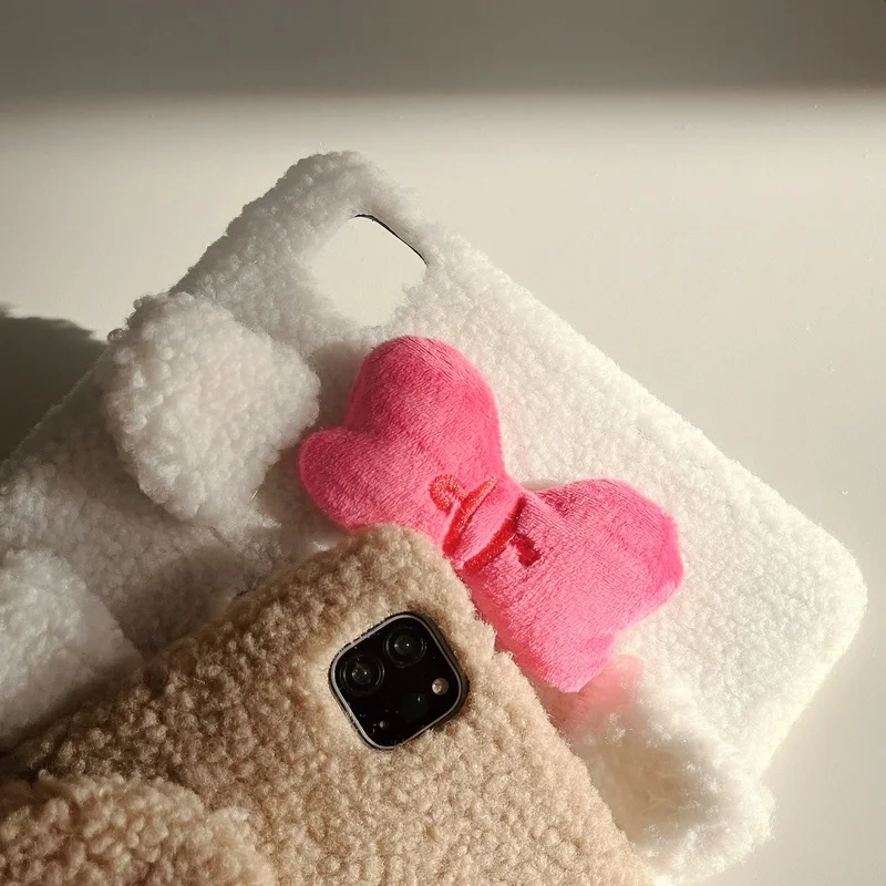 Cartoon plush Tablet Pad Case For ipad Pro11 Air4/5/6/7/8 10.9 10.5 10.2 9.7 12.9 Inch autumn winter protective case