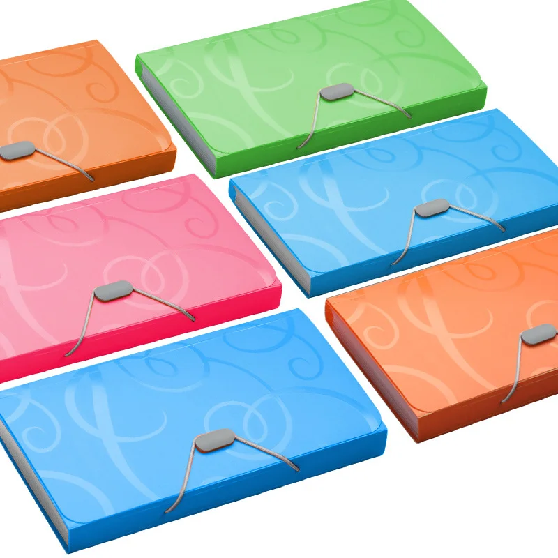 A6 Money Budget Storage Folder Collect Album Card Book Photo Organizer Expanding Wallet Organ Bag Data File Pouch Family Folder