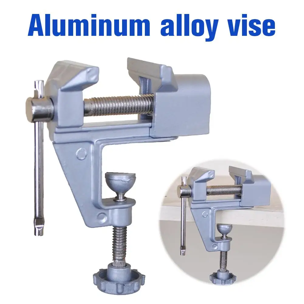 Multifunctional Mini Vise - Lightweight Aluminum Work Clamp for DIY Crafts and Jewelry Repair Tool