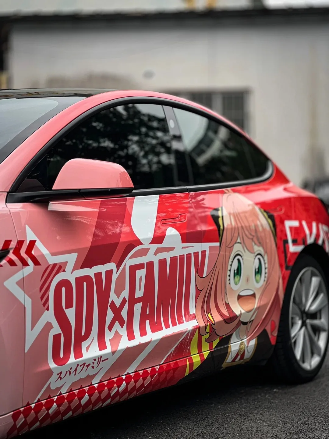 Car Film Custon Made SPY×FAMILY  cartoon Cars Accessories Vinyl Wrap Car Wrap Covering Film Foil Air Bubble Free PROTWRAPS 17M