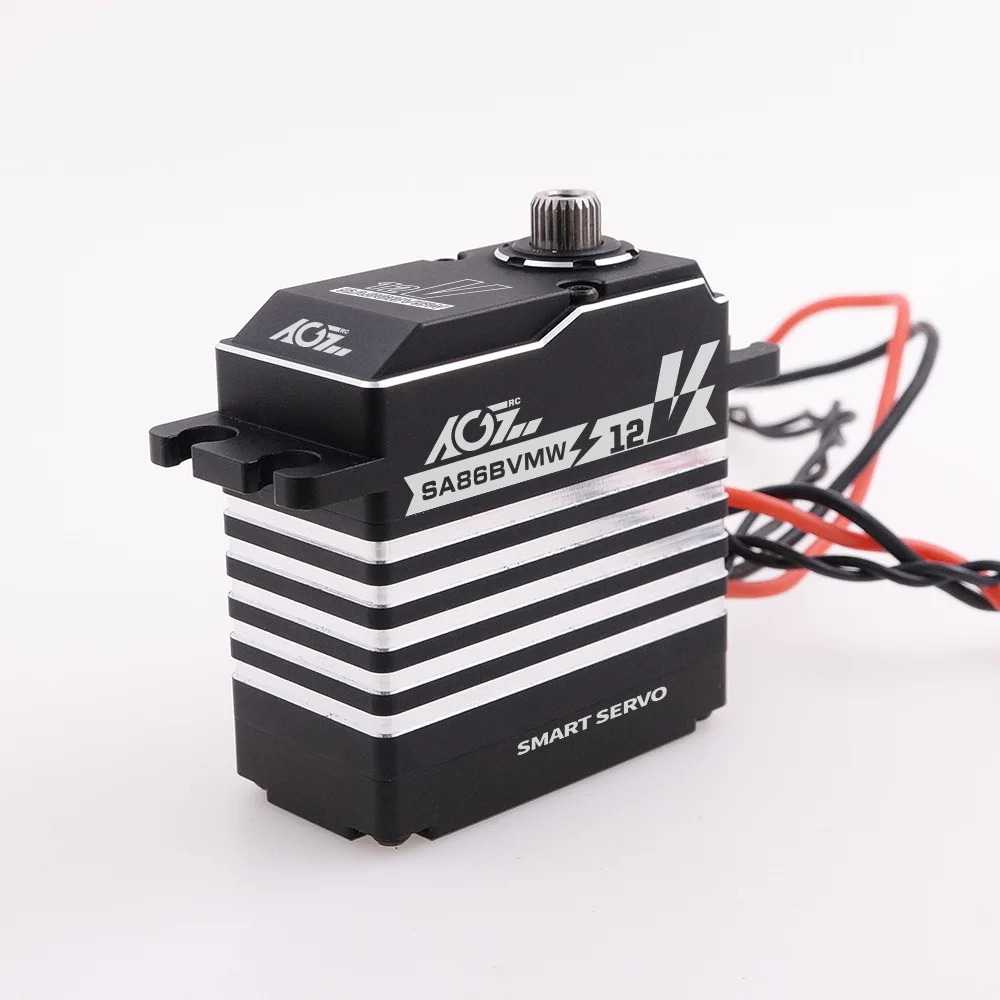 12V 3S Intelligent Programming 60KG Torque SA86BVMW Waterproof Digital Winch Servo Gear