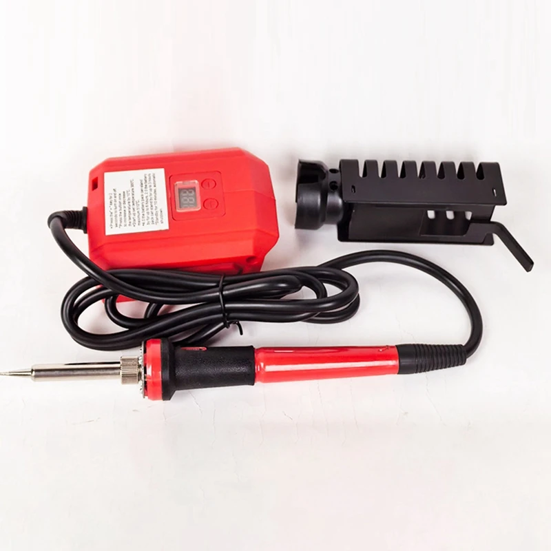 HAKSINKY 60W Portable Soldering Iron Kit Cordless Electric Soldering Iron Tool Compatible for Makita/DL/Milwaukee 20V Batteries