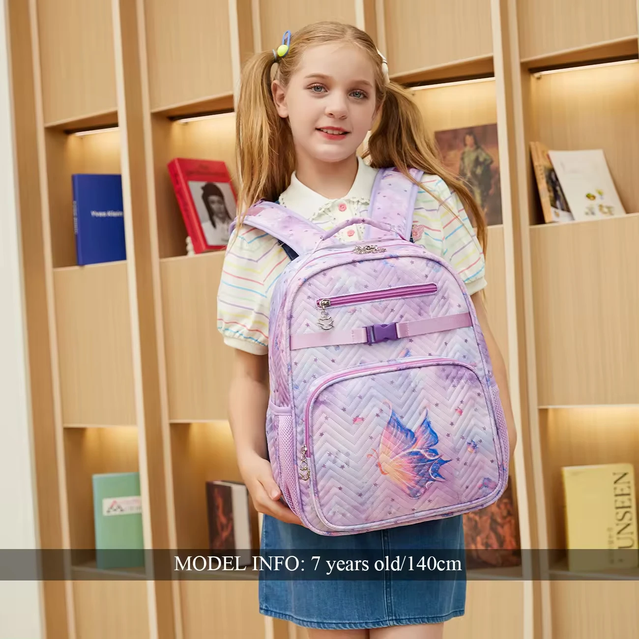 

Детский Школьный рюкзак для мальчиков и девочек, популярные ранцы для учеников средней школы 15 дюймов