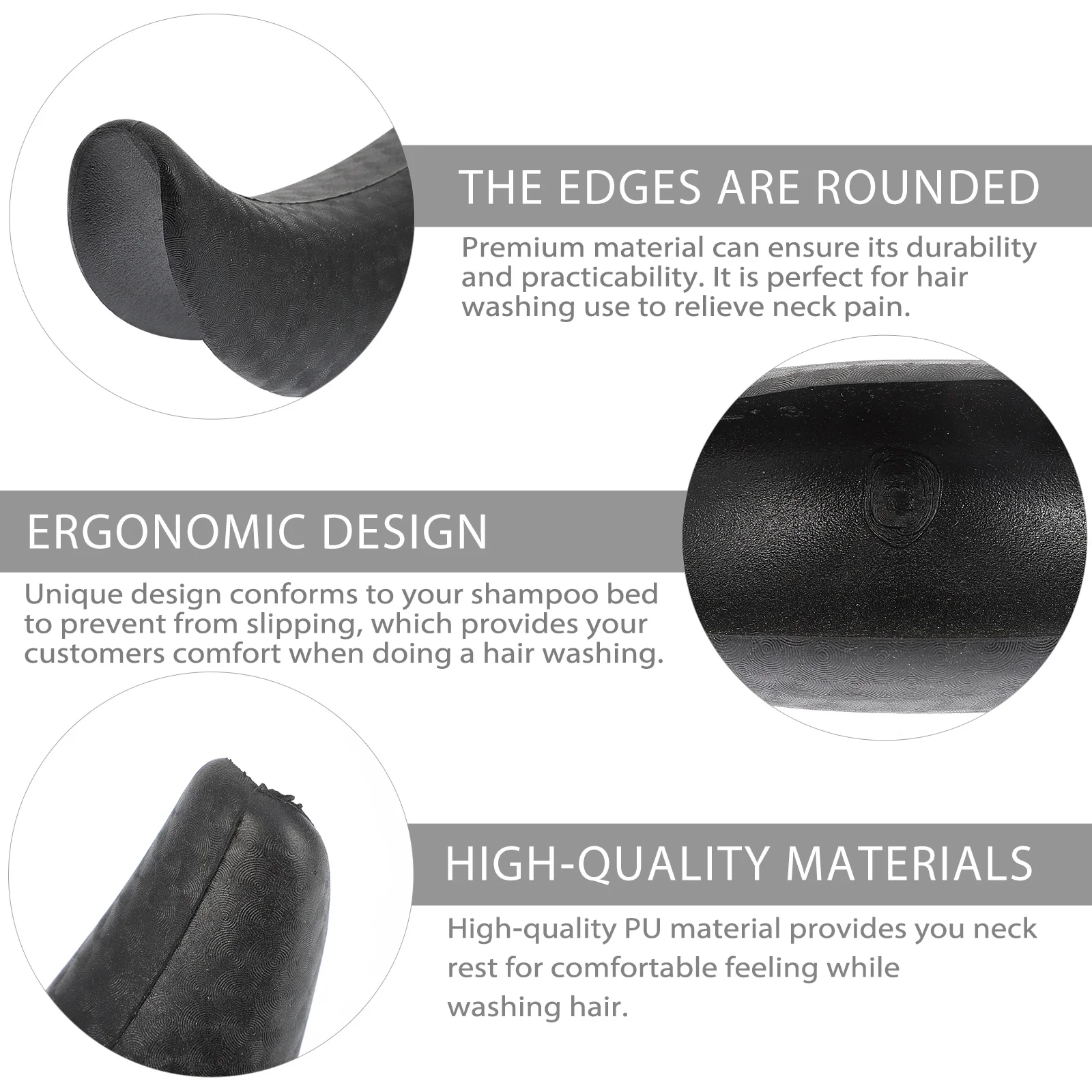 

Shampoo Neck Cushion PU Material Salon Accessories Hair Washing Pillow Neck Rest Comfortable for Shampoo Bed Hair Washing Pillow