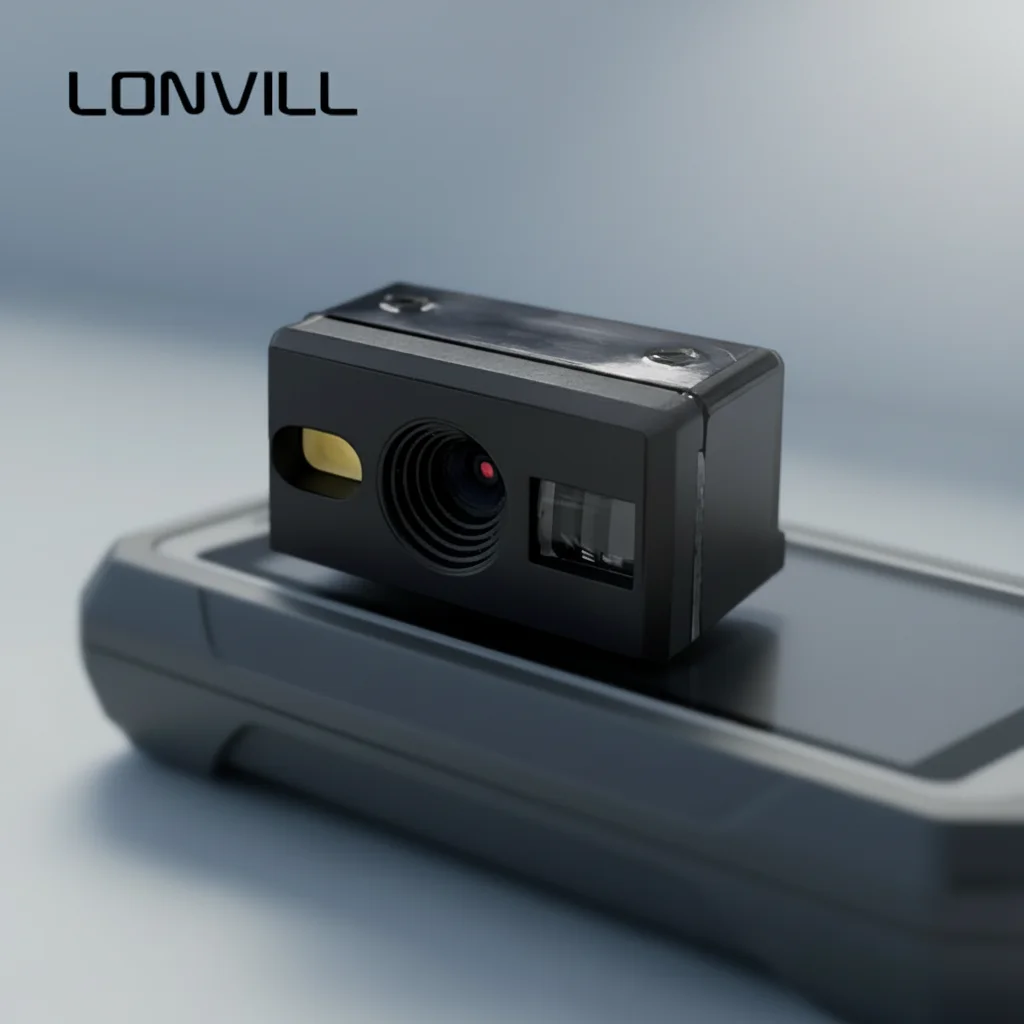 LONVILL Barcode Scanner Integration Compact High Performance Ultra Slim 1D 2D Barcode Scanner Engine for PDA