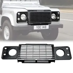 Car Front Bumper Grille ABS Mesh Grill For Land Rover Defender 90 110 Car Accessories Upgrade New Style Grills