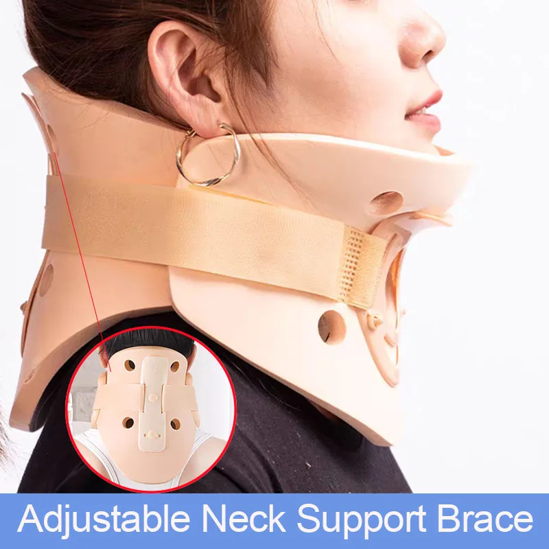

1 шт., медицинский регулируемый бандаж для шеи, фиксирующий пояс для шейного отдела позвоночника, поддерживает для улучшения выравнивания позвоночника, облегчение боли в шее