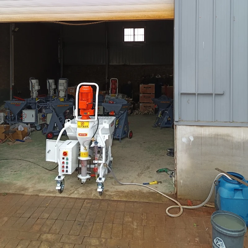 Hot Selling New Condition Pump Motor Engine Home Use Cement Gypsum Fully Automatic Electric M9 Wall Plastering Spraying Machine
