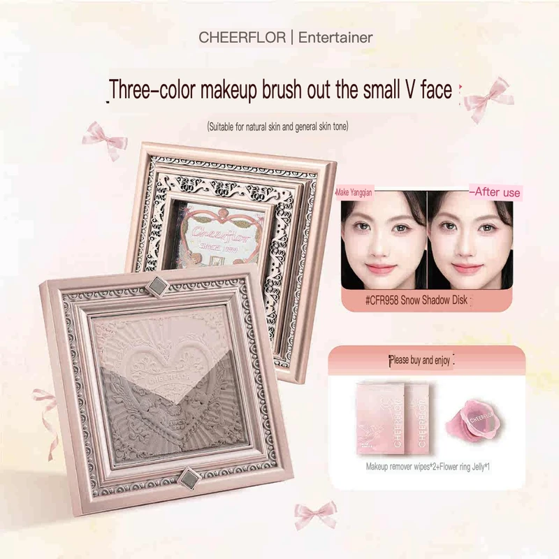 little-angel-three-color-three-dimensional-contouring-plate-high-gloss-and-matte-all-in-one-plate-makeup