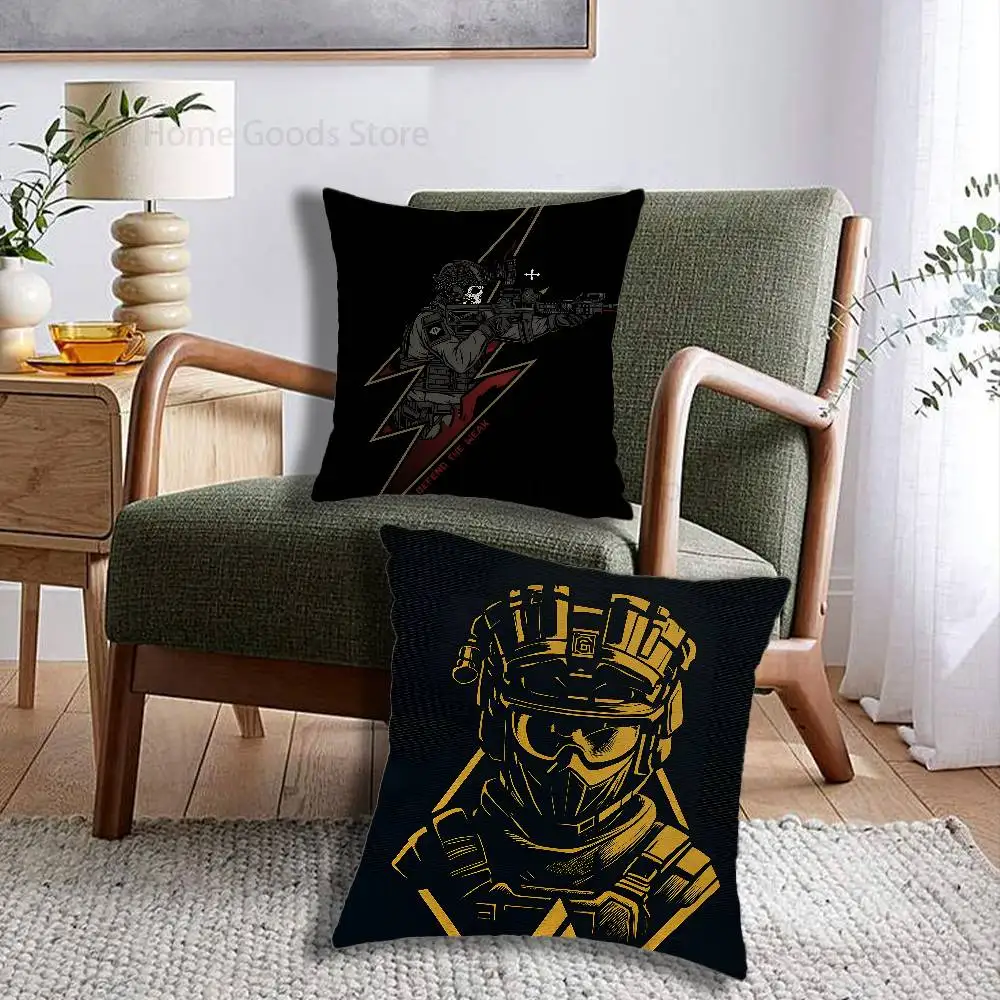 FPSIP HOT Game D-Delta Force Gifts PillowCase Sofa Cushion Cover Suitable For Home Bedroom Room custom Decor