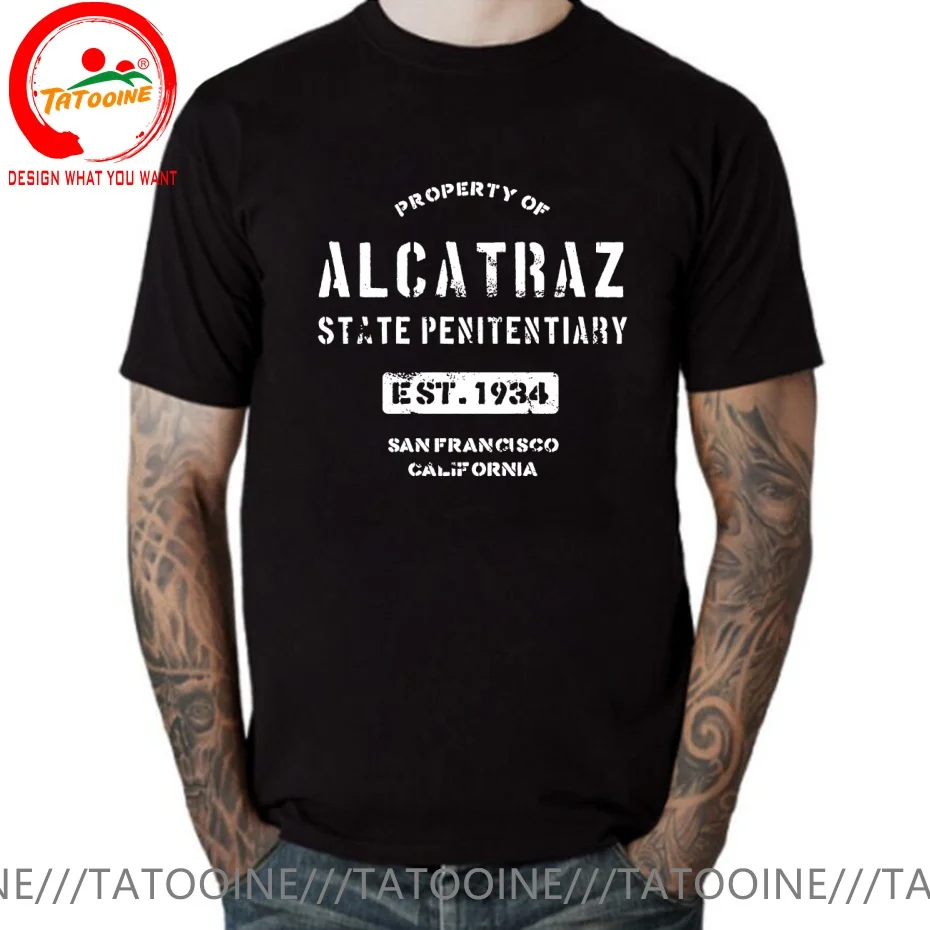 Property of Alcatraz Penitentiary Prison Property of Alcatraz Penitentiary Prison T Shirt Men Fashion Trendy Casual Clothing