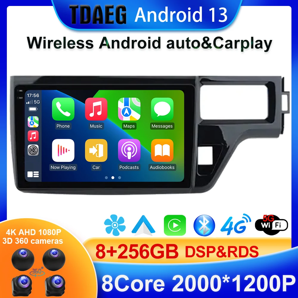 

For Honda Stepwgn 5 2015 - 2021 Right hand driver Car Radio Multimedia Video Player Navigation GPS Android No 2din 2 din dvd