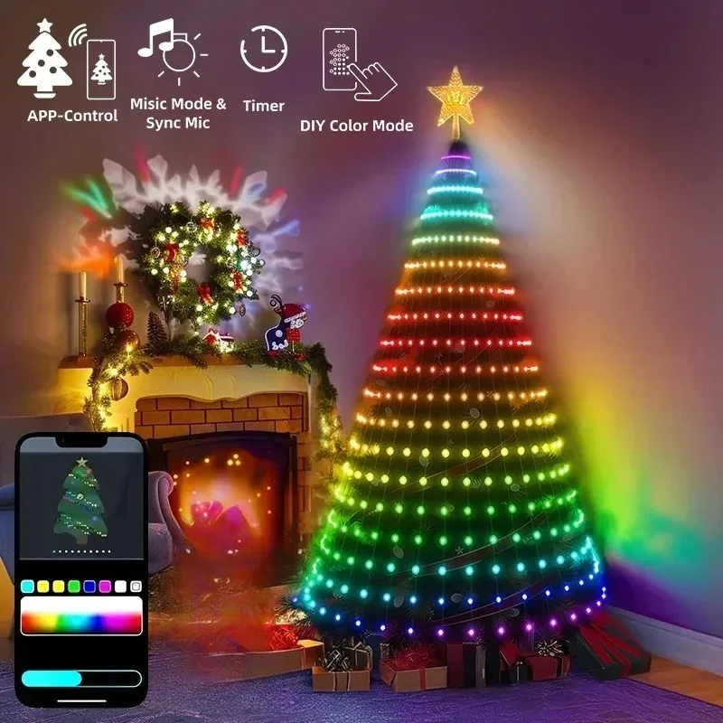 christmas-tree-lights-rgb-ic-smart-app-diy-color-mode-music-sync-timer-remote-control-indoor-holiday-party-decoration