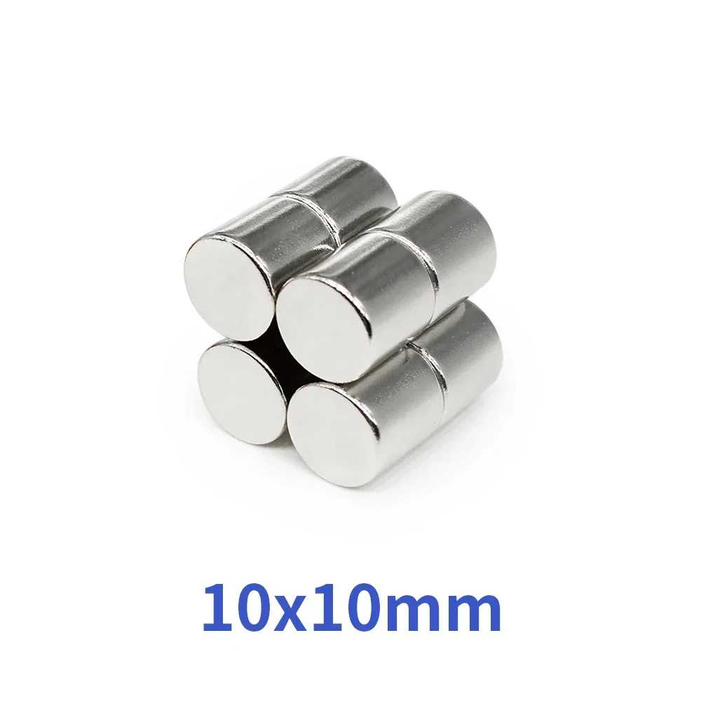 5/10/20/25/50PCS 10x10mm Disc Rare Earth Magnets 10x10mm Round Neodymium Magnet Strong 10mmx10mm Permanent Magnet 10*10 N35