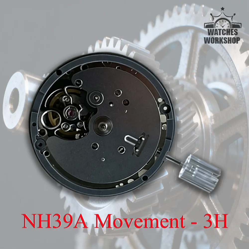 NH39 High Precision Automatic Mechanical Watch Movement Date 24 Jewels Watch Parts