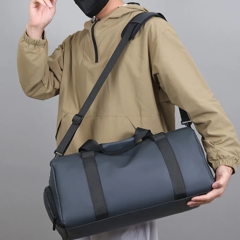 

Oxford Cloth Yoga Training Bag Solid Color Multifunctional Sports Fitness Bag Large Capacity Individual Shoe Storage