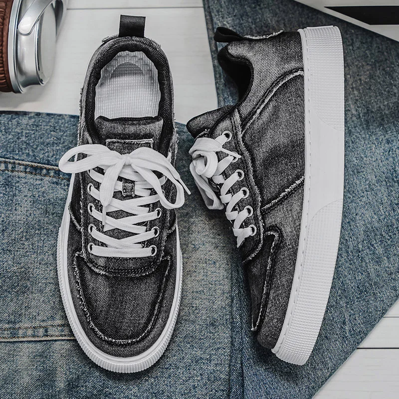 men's casual sneakers, trendy, versatile, fashionable, durable, skateboarding shoes, canvas shoes, large size 2026
