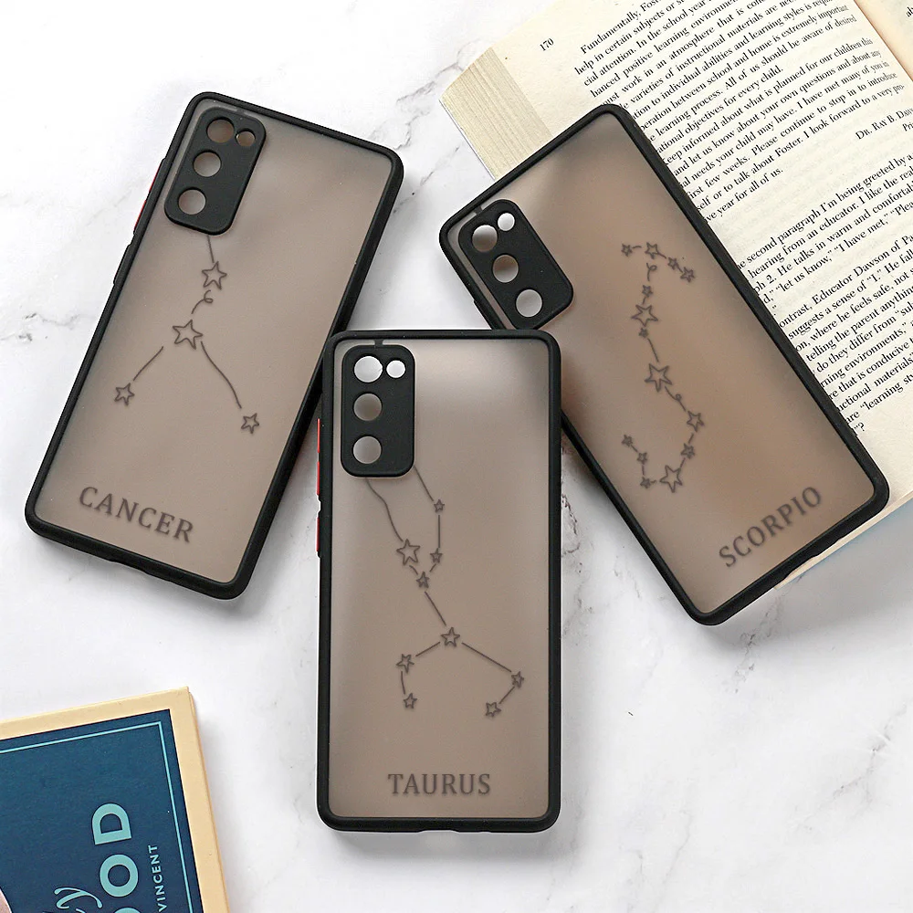Constellations Case For Samsung Galaxy S25 S24 S26 Ultra Case S23 Ultra S23+ S24 Plus S22 S20 S21 FE Hard Matte Shockproof Cover