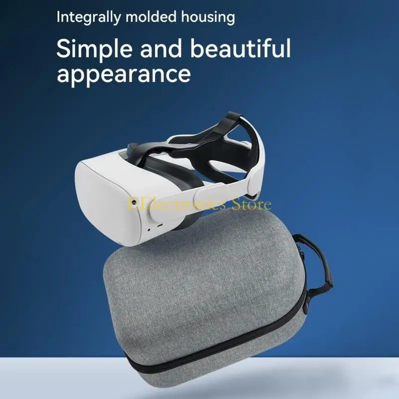 B03C Hard EVA Storage Box Protable Travel Carrying for Case Headband Accessories Bag for Oculus Quest 2