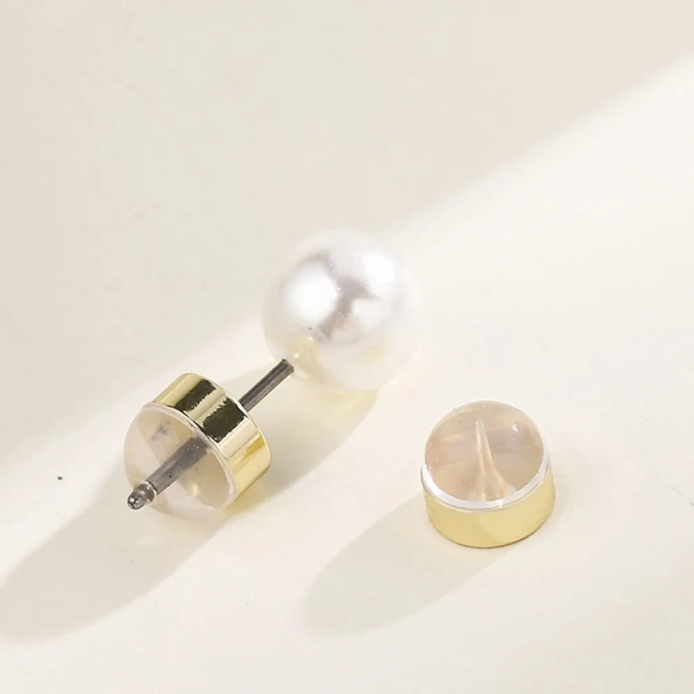 

10pcs/Lot Soft Silicone Safety Earrings Backs Replacements Ear Plugs For DIY Earring Jewelry Making Supplies Findings Crafts