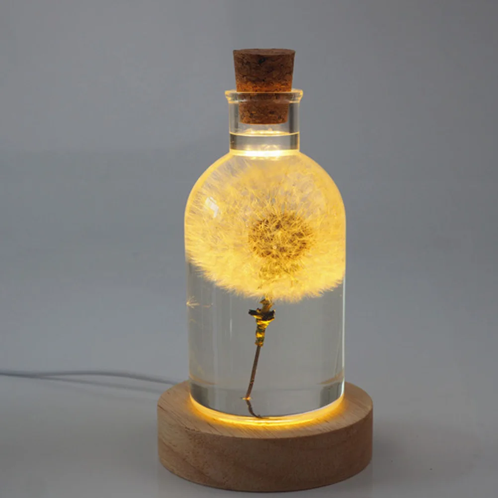 

1Set Night Light Mold DIY Bottle Light with Base Stand Perfect for Birthday Party Wedding Home DIY Decoration Lamp Set