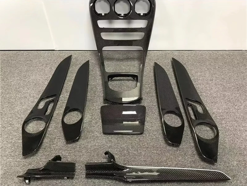 

For W205C63S Carbon Fiber Interior Decoration Center Panel Door Panel