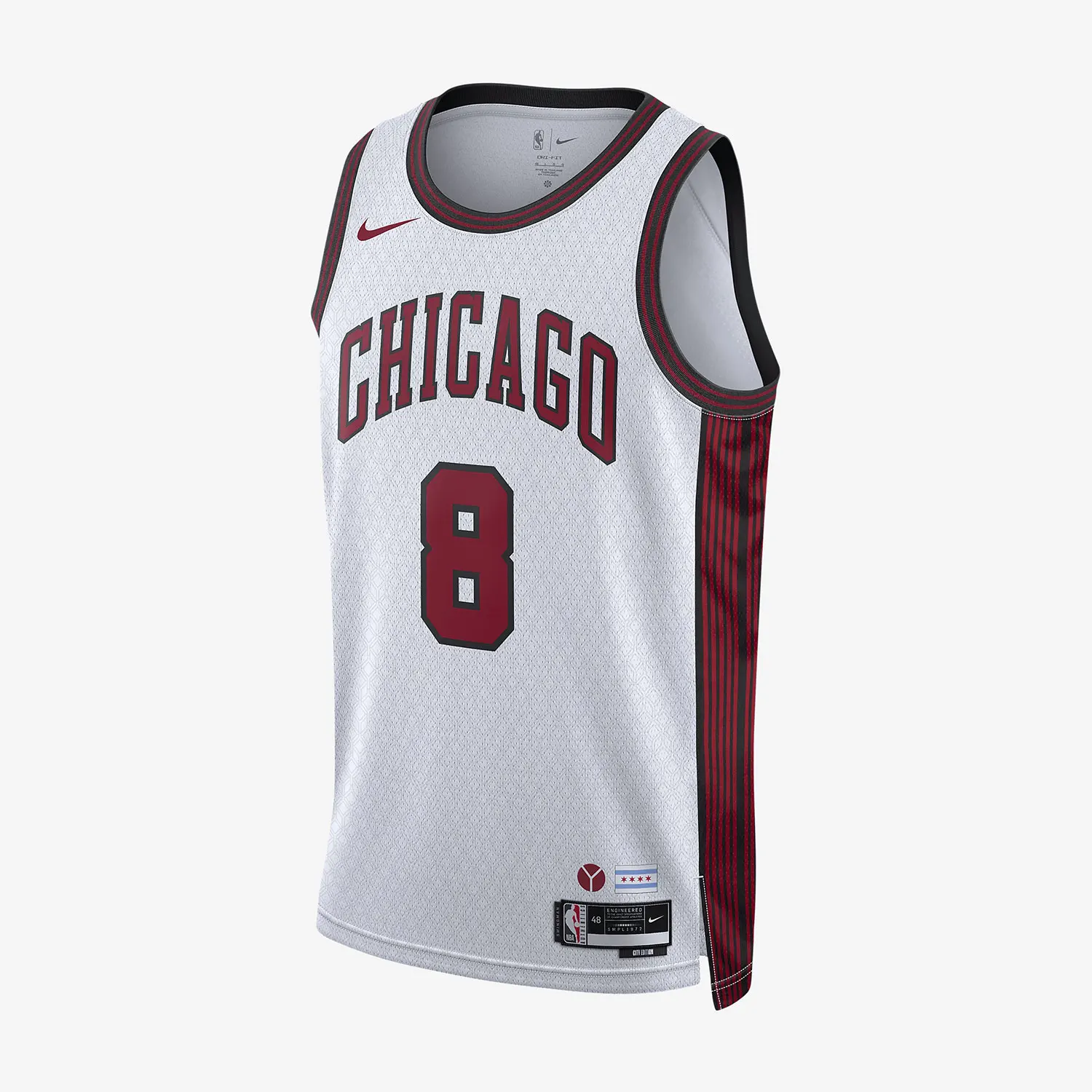 Chaleco deportivo Nike original de la NBA Chicago Bulls para hombre DO9588-102