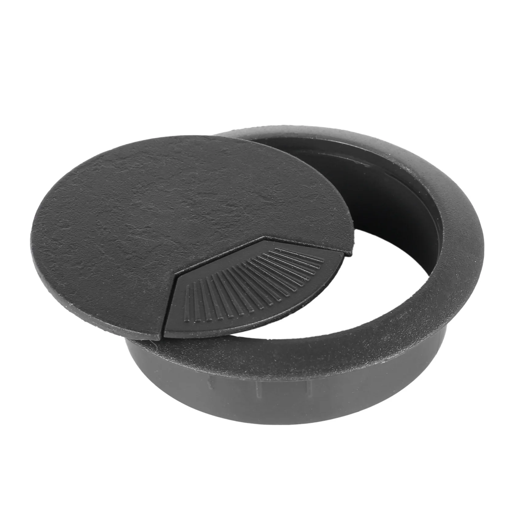 

ABFM-5 шт. черные круглые пластиковые крышки для кабельных отверстий диаметром 70 мм для компьютерного стола