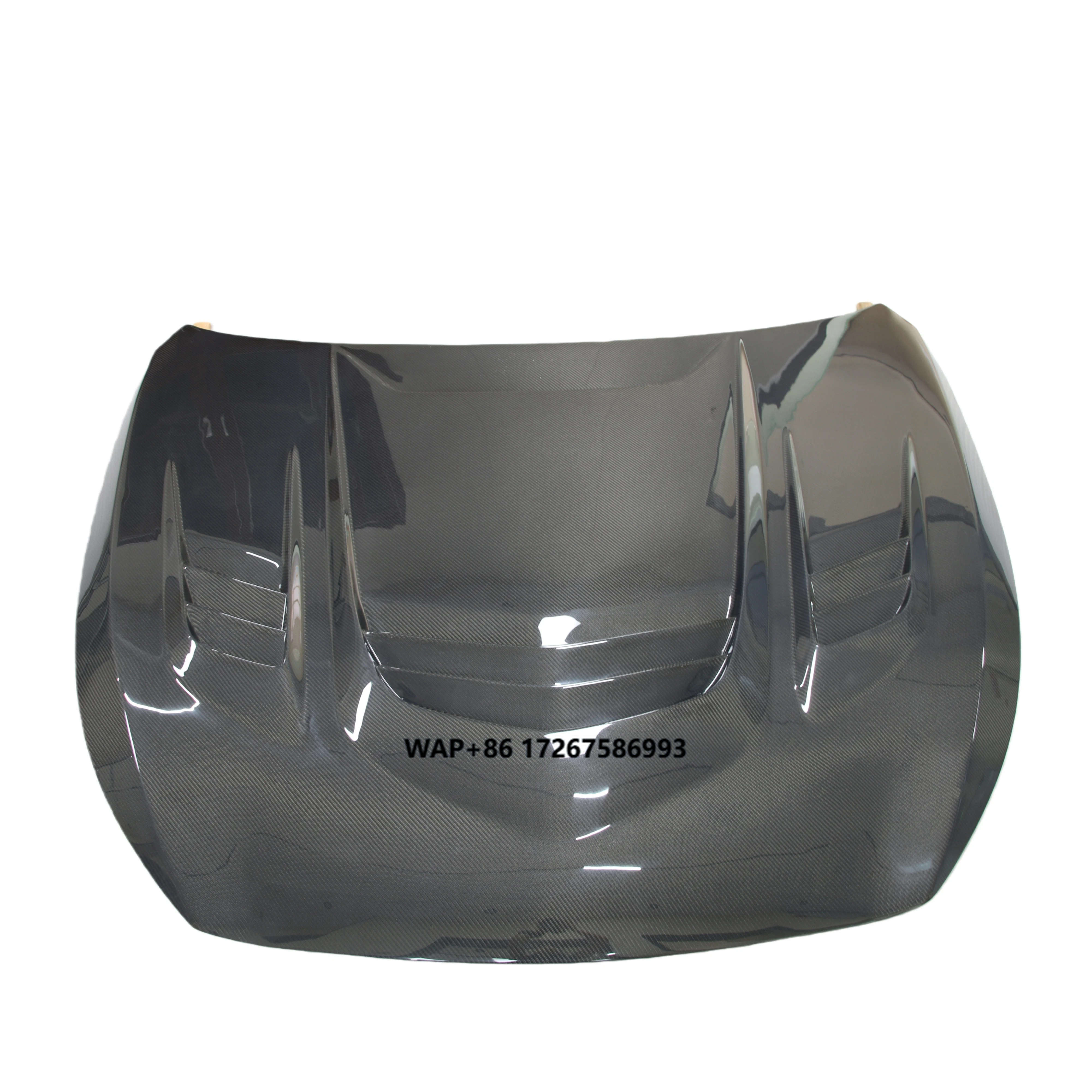 

Wet Carbon Fiber Hood Bonnet High Quality V Style For Infiniti Q50