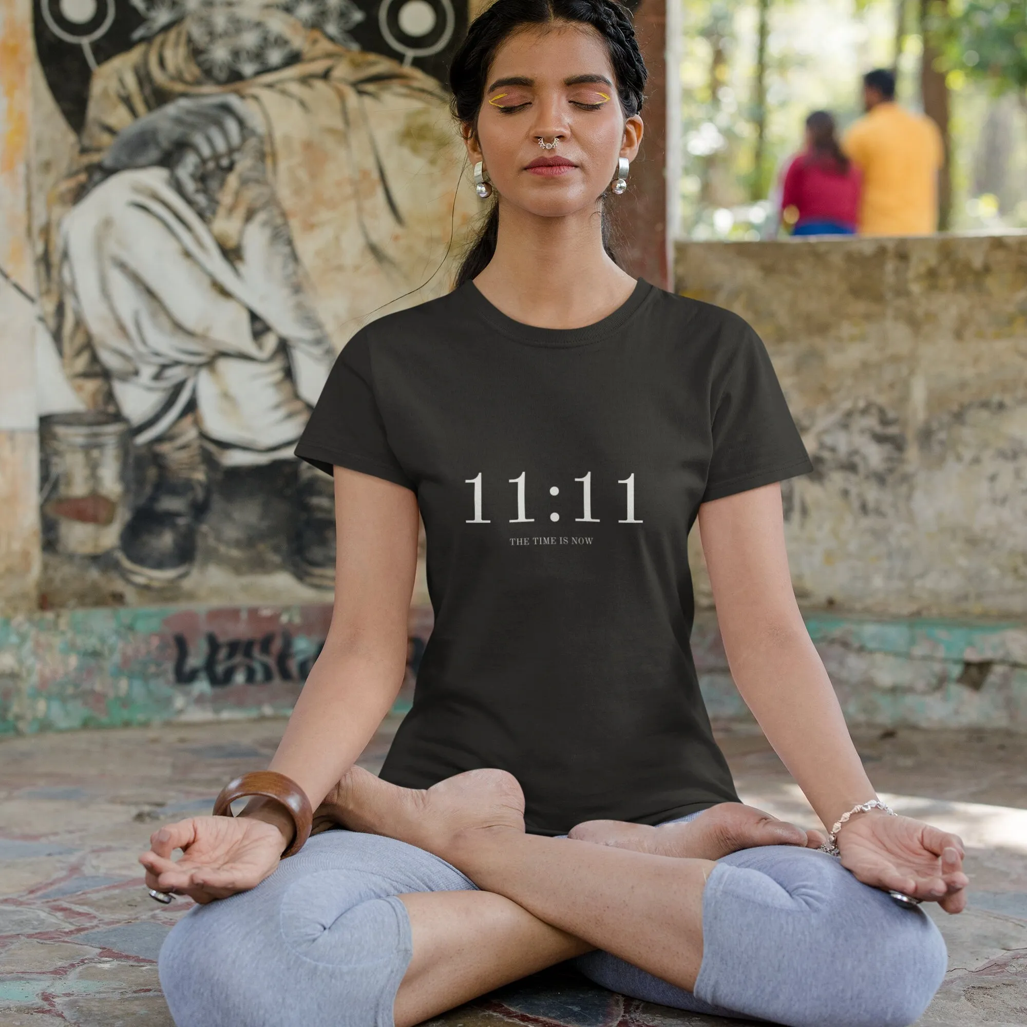 1111: The Time Is Now! Stay Positive with our Inspirational Angel Number, Unlock Your Positive Mindset T Shirt