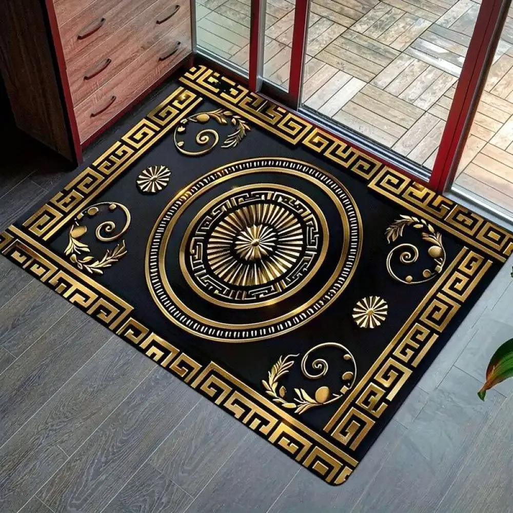 Washable Door Mat American Style Non Slip Floor Carpet Durable Entryway Rug Indoor Outdoor Home Kitchen Hallway Decor