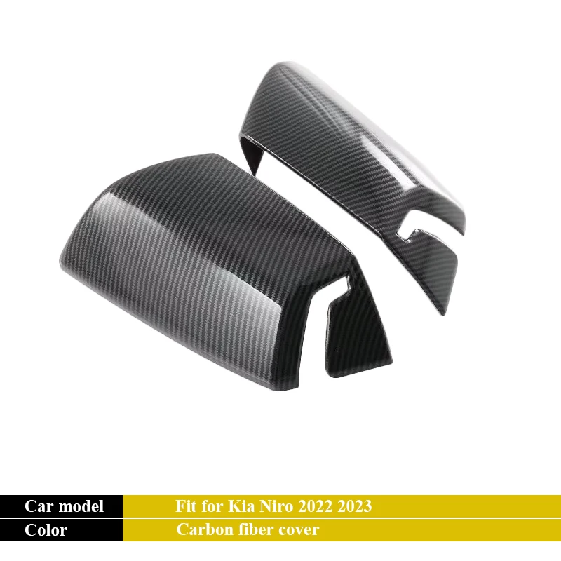 

Для Kia NIRO SG2 2021 2022 2023, стиль из углеродного волокна, боковое зеркало, накладка на дверь, крышка заднего вида, накладка, молдинг, гарнир
