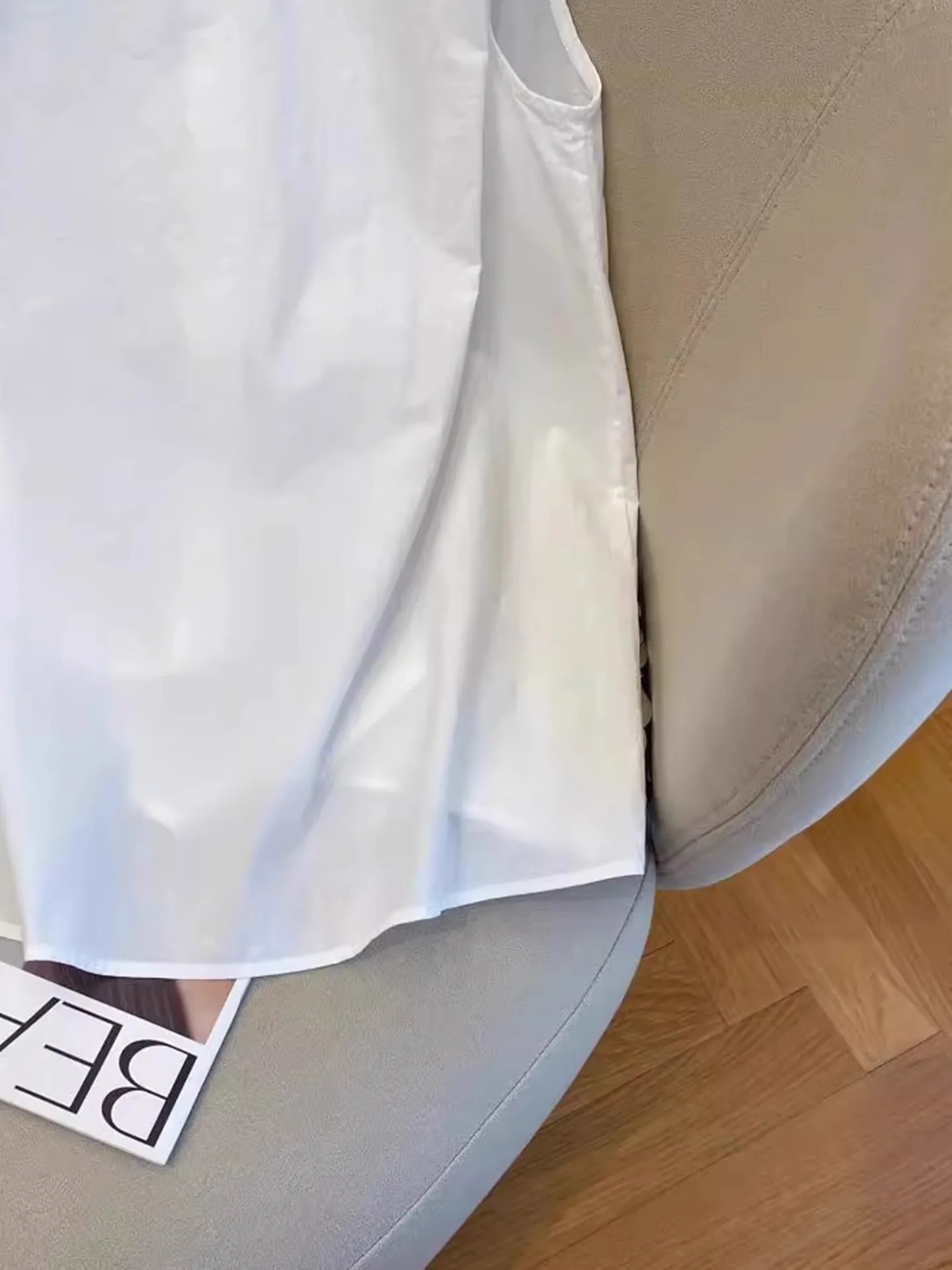 Faionable High-End  Color round Ne Svel Commute irt Beautiful Sli Top for Women Ele Silk Blend