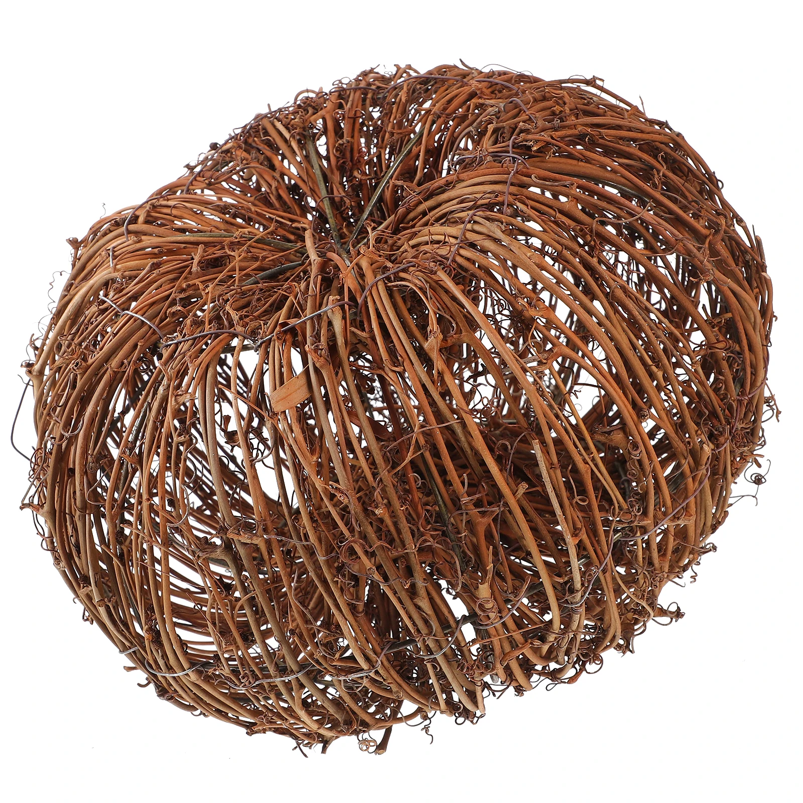 

Rattan Pumpkin Ornament Wicker Decoration for Home Living Room Bedroom Study Thanksgiving Christmas Fall OrnamentsPumpkin