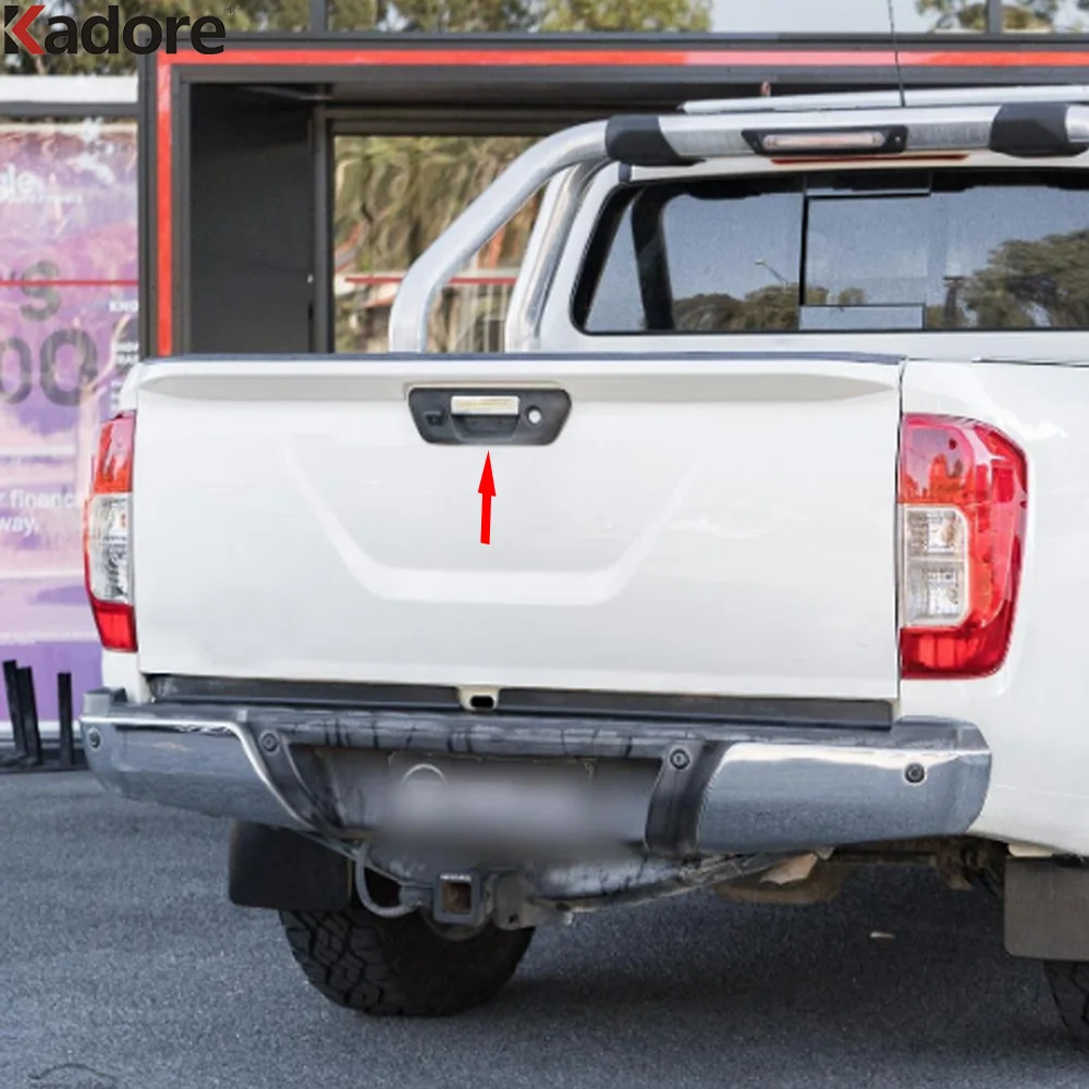 

Rear Trunk Door Handle Bowl Cover Trim For Nissan Navara NP300 ST D23 2015 2016 2017 2018 2019 Chrome Car Accessories