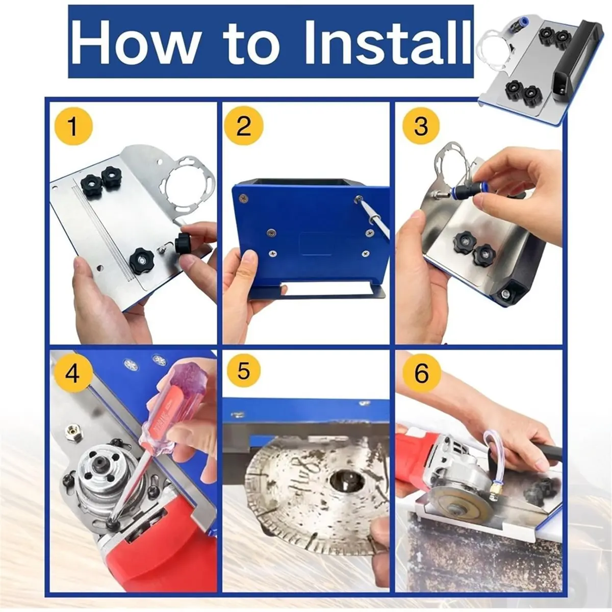 

Инструмент для снятия фаски с плитки под углом 45 градусов AA49, насадка для угловой шлифовальной машины для резки плитки под углом 45 градусов