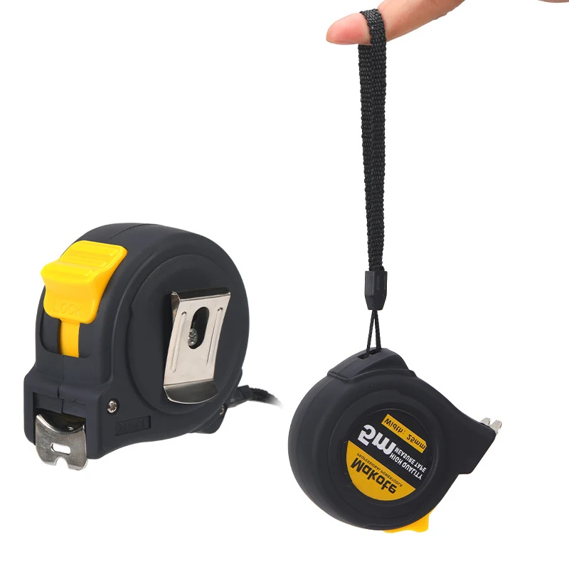شريط قياس متري 3م/5م/7.5م/10م قابل للسحب بقياسات بوصة وسميكة مقاومة للتآكل من الفولاذ أدوات قياس منزلية