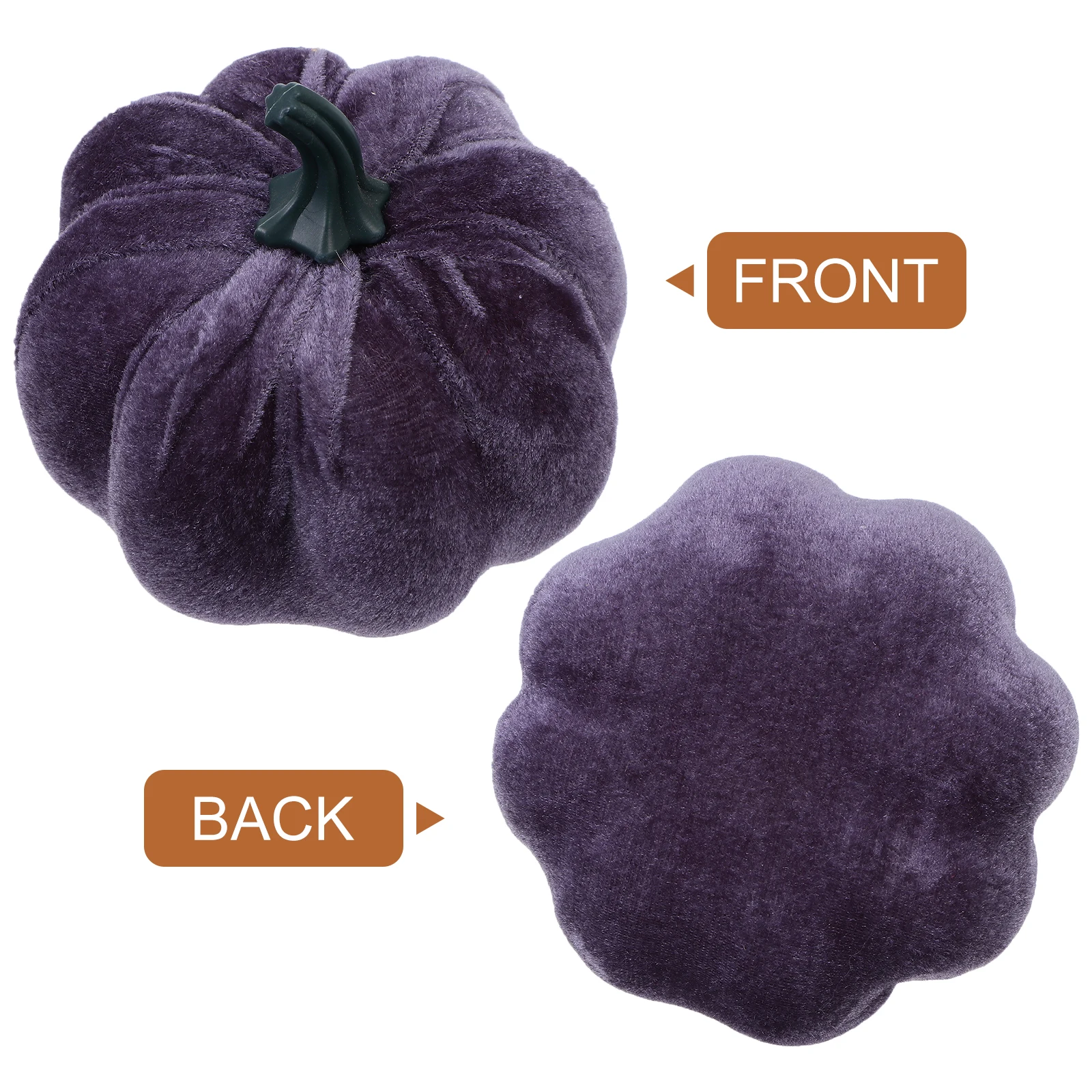 

5pcs Simulation Pumpkin Decor For Halloween Thanksgiving Home Party Fake Mini Pumpkins Outdoor Indoor Use Diy Models