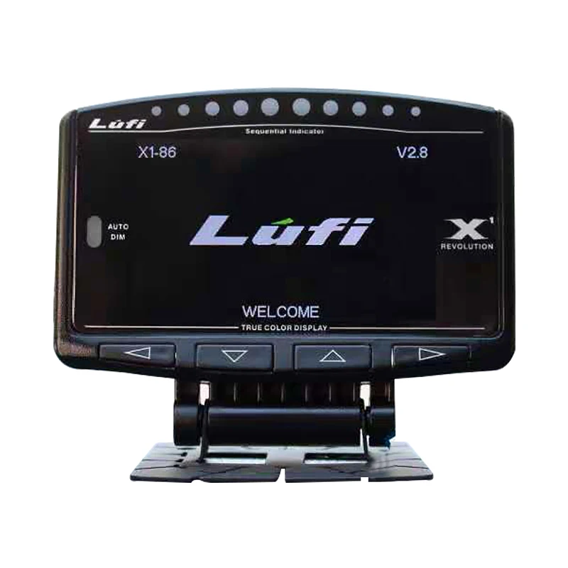 LUFI-X1 الرقمية توربو دفعة قياس ضغط الزيت درجة الحرارة ، تحويلة النفط متر للسيارة ، أفر ، RPM ، سرعة الوقود ، النسخة الإنجليزية ، OBD2 المكونات