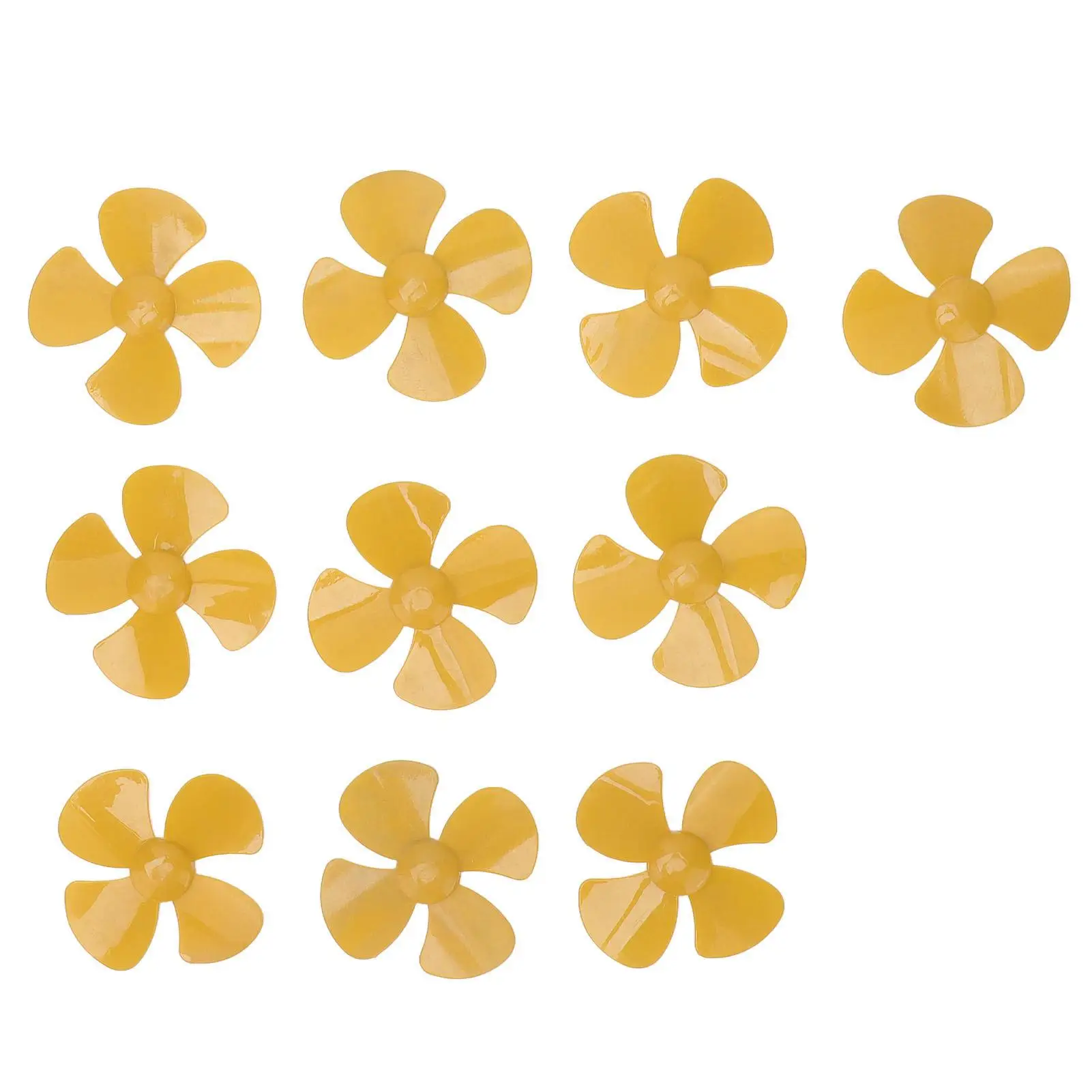 Hélice de plástico de 4 lâminas de grande impulso para brinquedos e artesanato