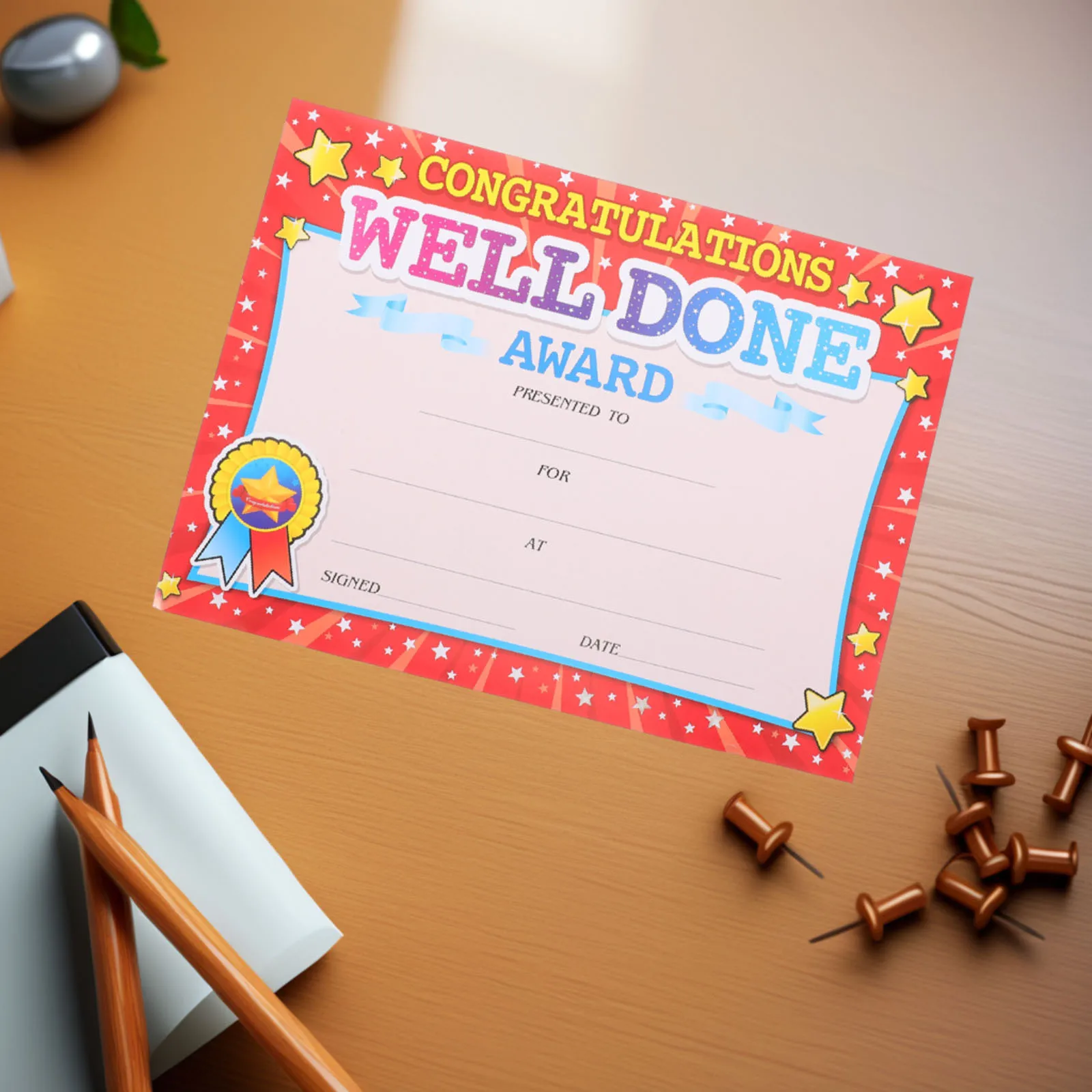 20 قطعة من شهادات رياض الأطفال، جائزة كرتونية جميلة، لوازم تعليمية ورقية، التعرف على الفصول الدراسية، إنجاز الطلاب #2