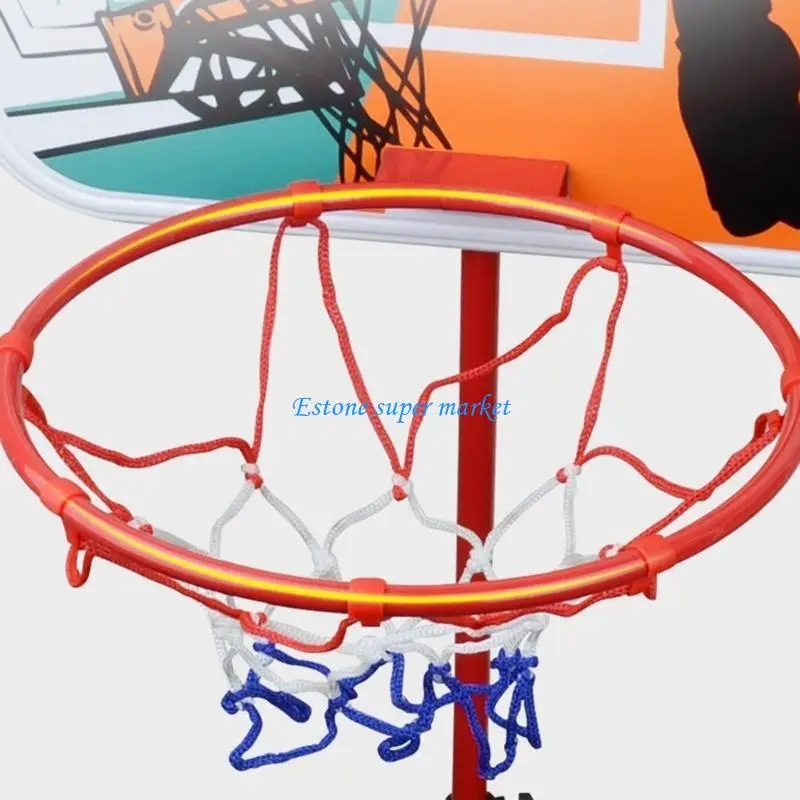 كرة السلة للأطفال 090B بارتفاع 2.9-3.9FT كرة صغيرة محمولة للعب في الأماكن المغلقة والخارجية #3