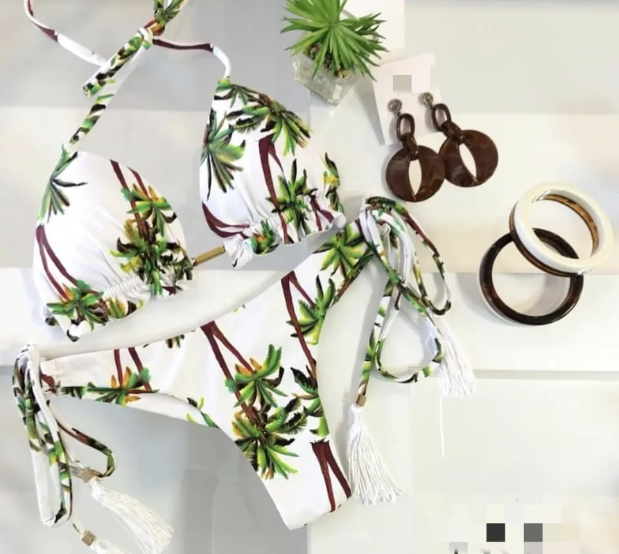 2025 Nieuwe bikini damesbadpak, sexy bikiniset, push-up zwempak, damesbadpak