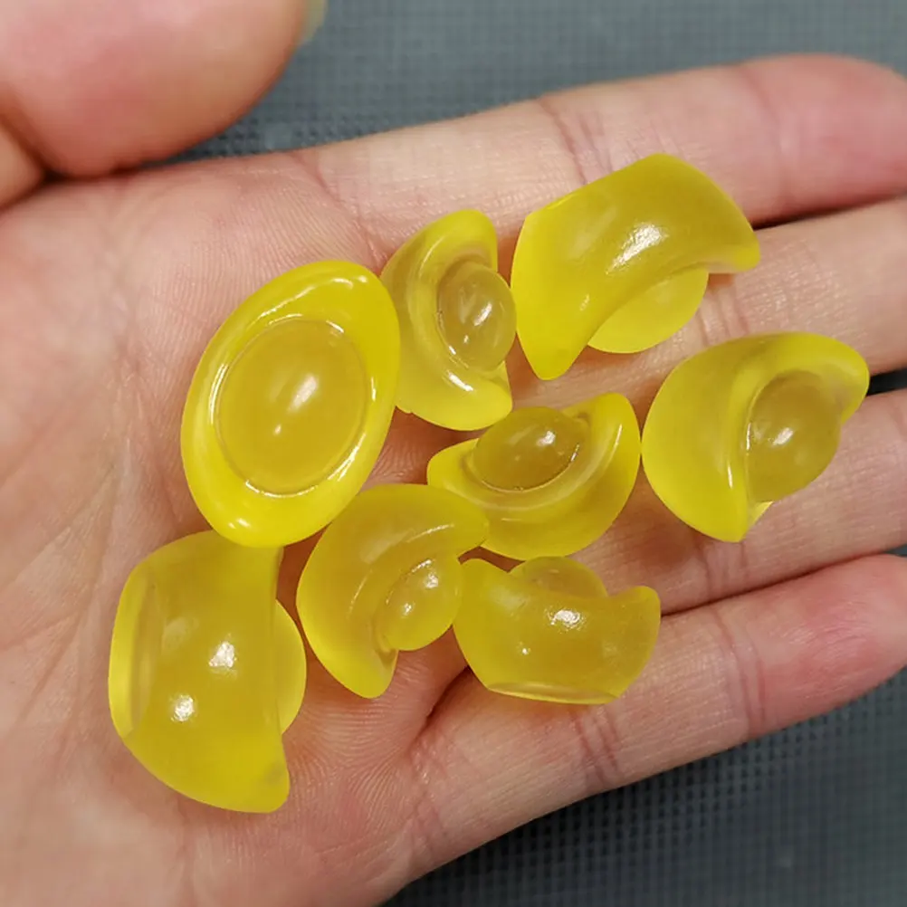 

Набор из 12 светящихся декоративных слитков из смолы для стола, дома, офиса: талисманы удачи Юань Бао, настольные украшения