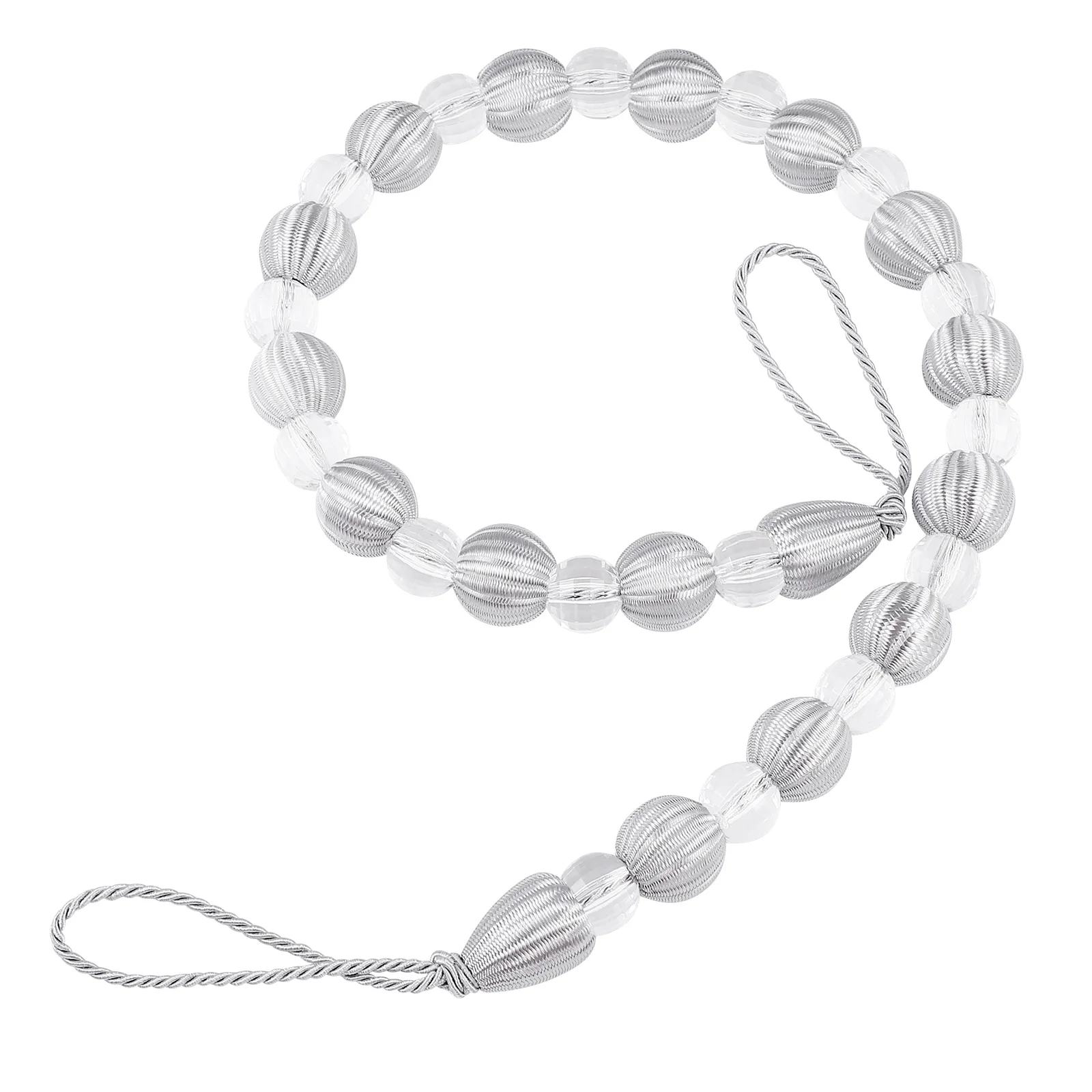 

2 шт., акриловые бусины, подхваты для штор, подхваты для легких тяжелых штор, усиленный внутренний шнур, оконные пряжки