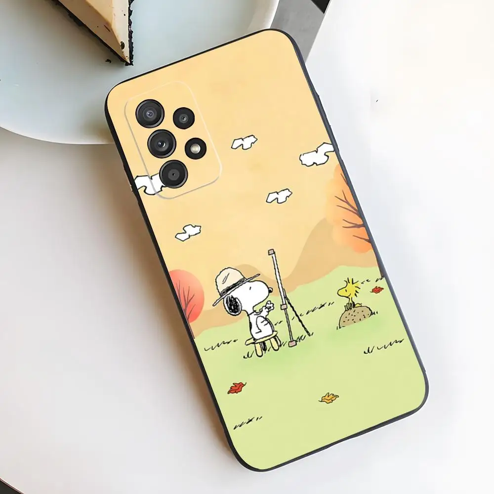 Cartoon O-SnoOPIES-YS Phone Case For Samsung S26 S25 Edge S24 S23 S22 Ultra Plus Fe A57 A37 A17 A56 5G Silicon Cover view 3