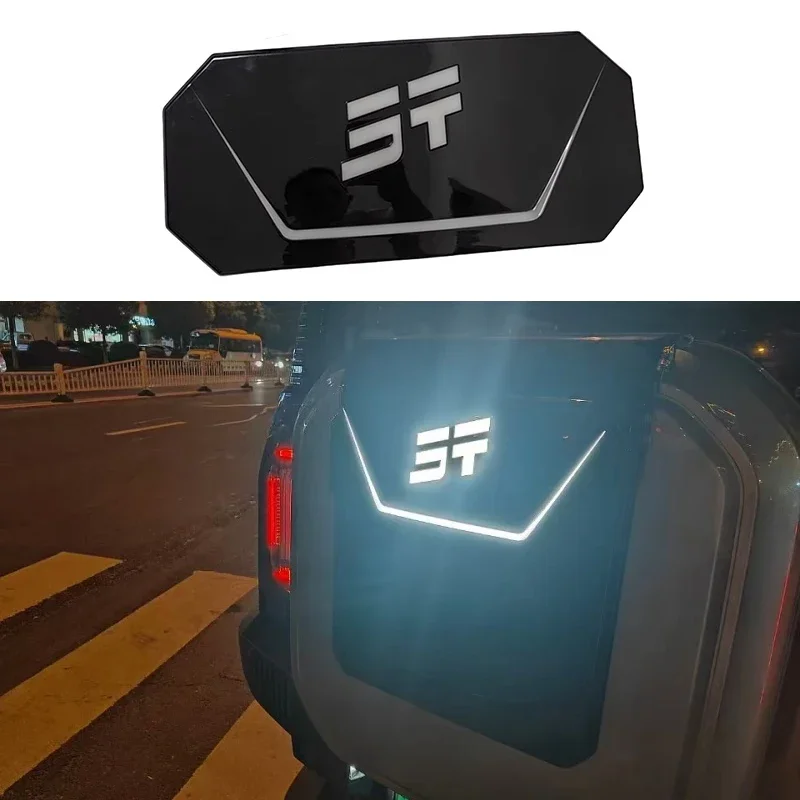 Auto Spare Tire Cover Streamer Lamp Fit for JETOUR Traveler T2 Modified Car Tailgate Letter Decorative Lamp Exterior Accessories