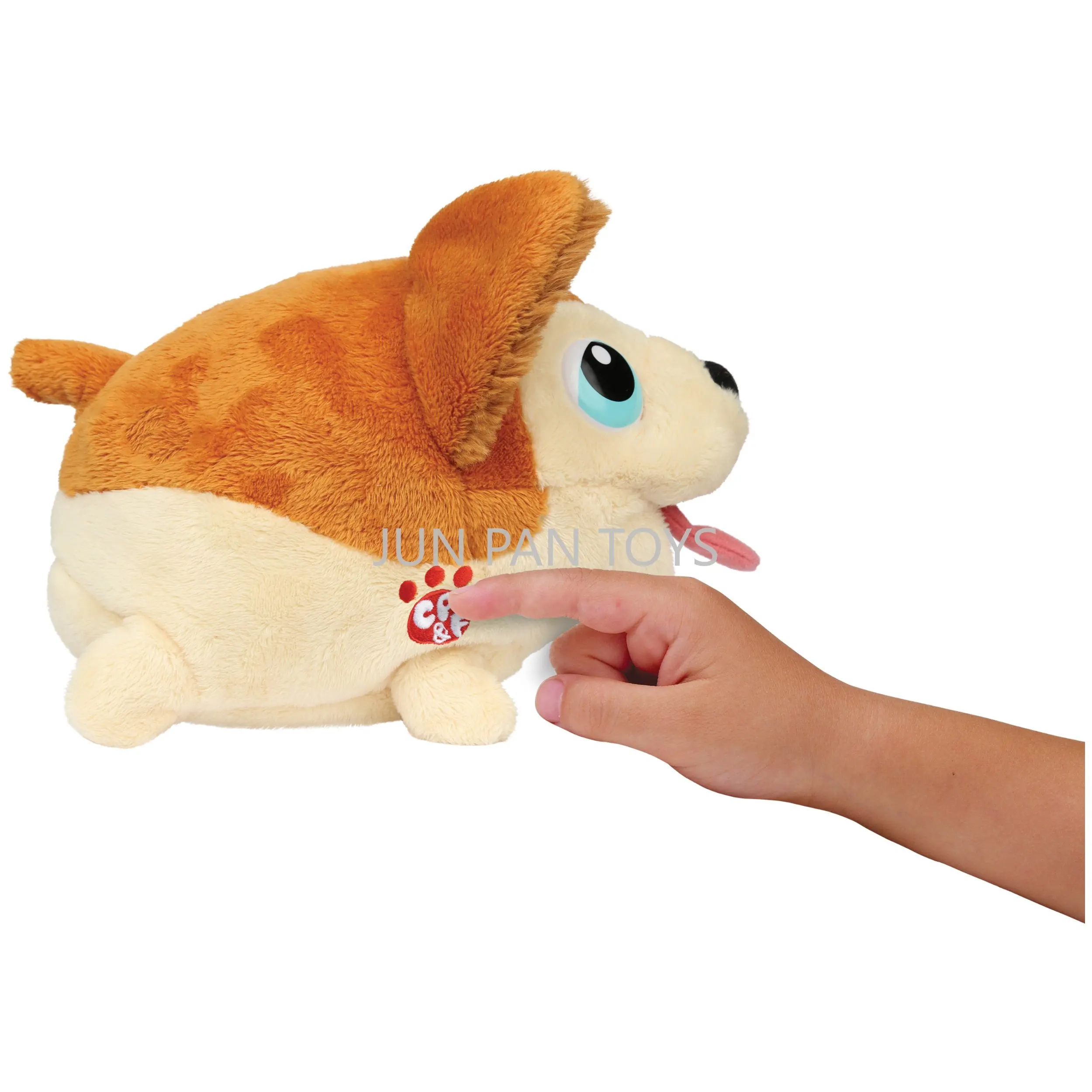 Original Chubby Puppies Friends Bumbling Puppies Plush Chihuahua Pug Carlin Children Toys Electronic Interactive Toys Pets Dog